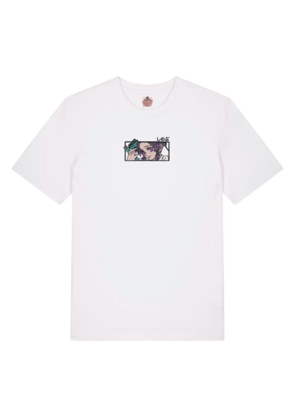 Camiseta Blanca Delantera Danza de la Mariposa - Shinobu Kocho Danza de la Mariposa - Shinobu Kocho