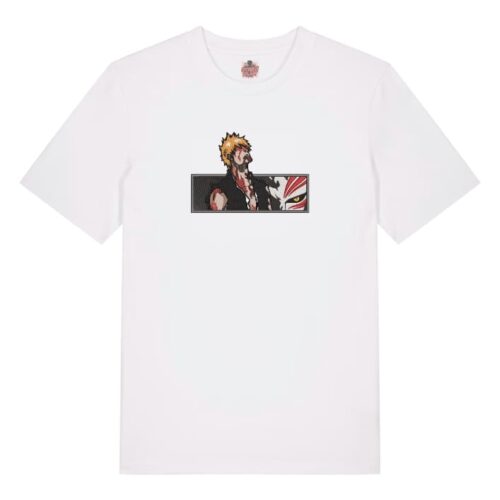 Camiseta Blanca Delantera Hollow Desatado - Ichigo Kurosaki Hollow Desatado - Ichigo Kurosaki