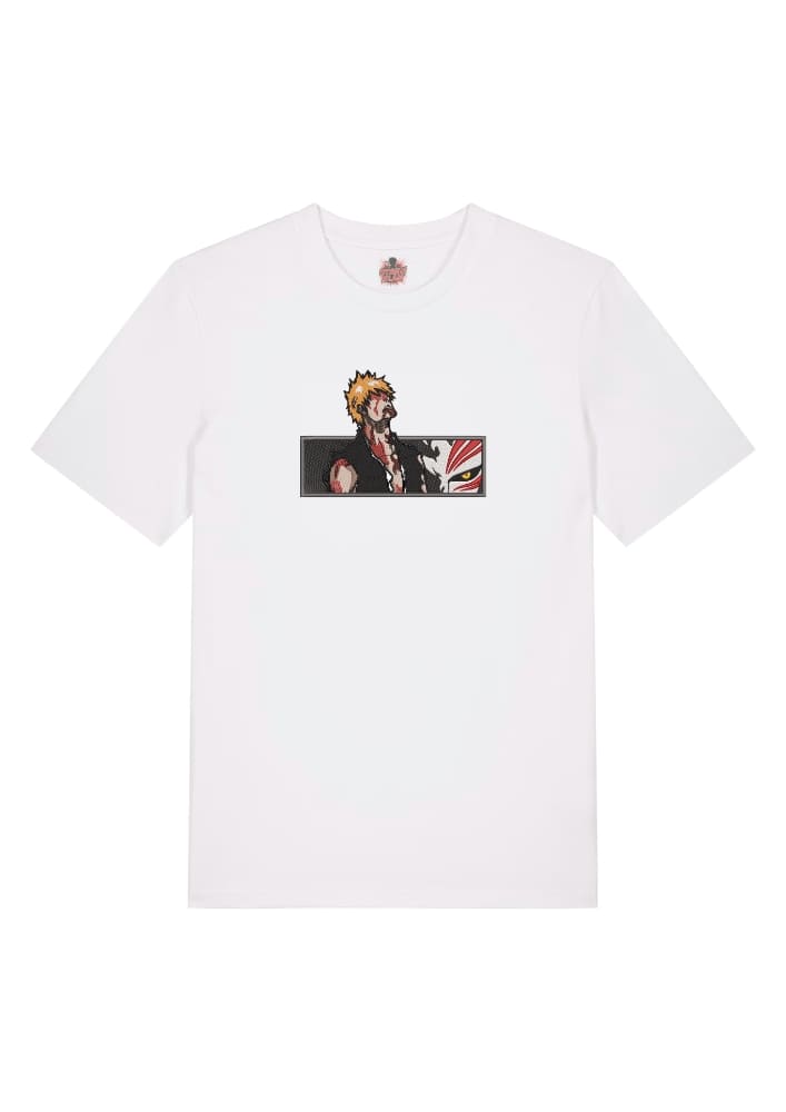 Camiseta Blanca Delantera Hollow Desatado - Ichigo Kurosaki Hollow Desatado - Ichigo Kurosaki