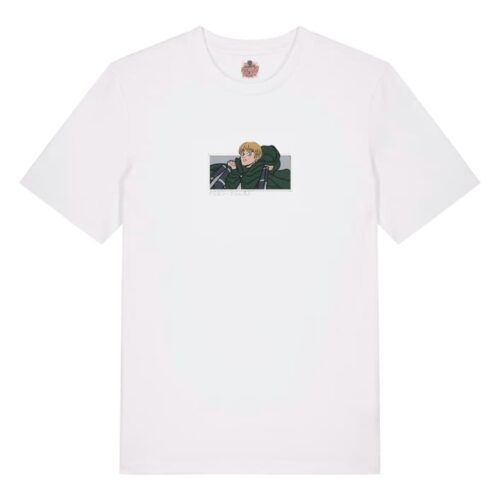 Camiseta Blanca Delantera La Mente del Muro - Armin Arlert La Mente del Muro - Armin Arlert