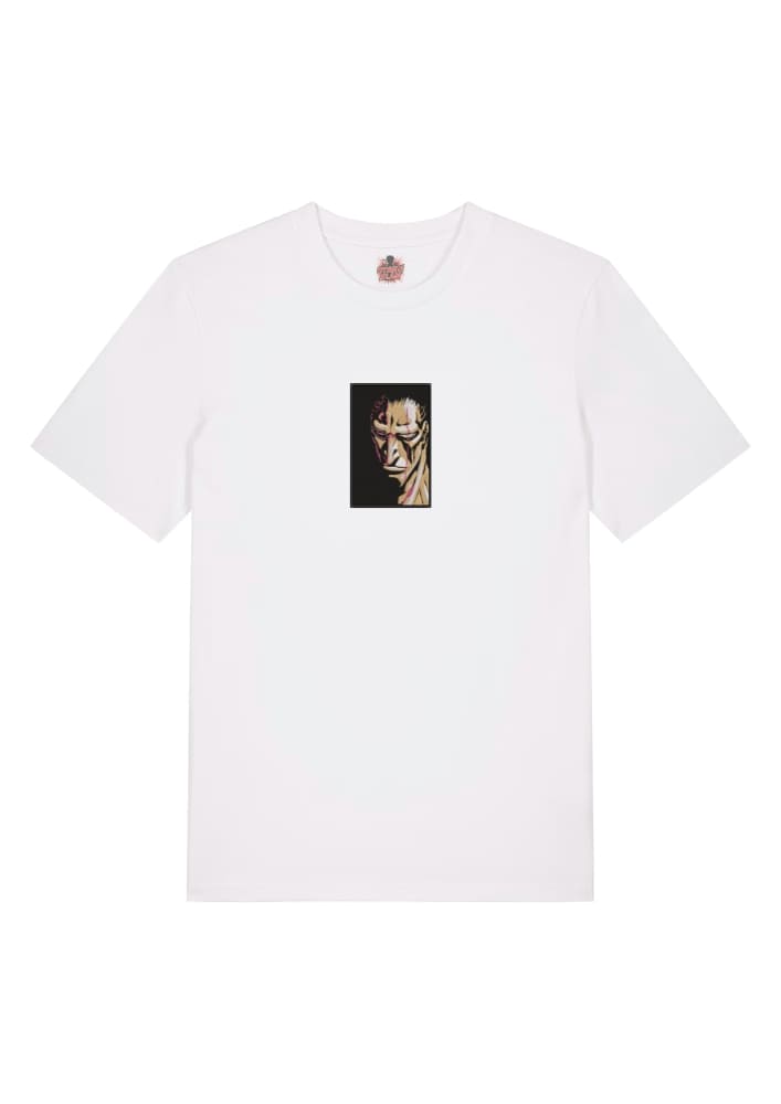 Camiseta Blanca Delantera Locura Zaraki - Kenpachi Zaraki Locura Zaraki - Kenpachi Zaraki