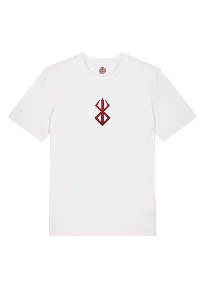 Camiseta Blanca Delantera Logo Berserk Logo Berserk