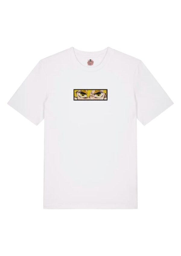 Camiseta Blanca Delantera Zenitsu Eyes - Zenitsu Agatsuma Zenitsu Eyes - Zenitsu Agatsuma