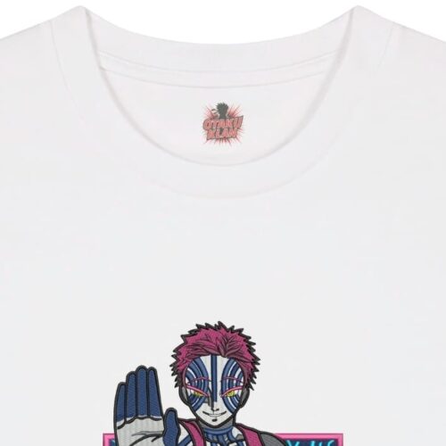 Camiseta Blanca Detalle Frialdad Akaza - Akaza Frialdad Akaza - Akaza