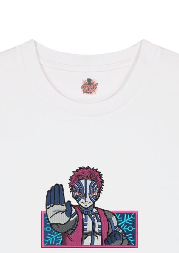 Camiseta Blanca Detalle Frialdad Akaza - Akaza Frialdad Akaza - Akaza