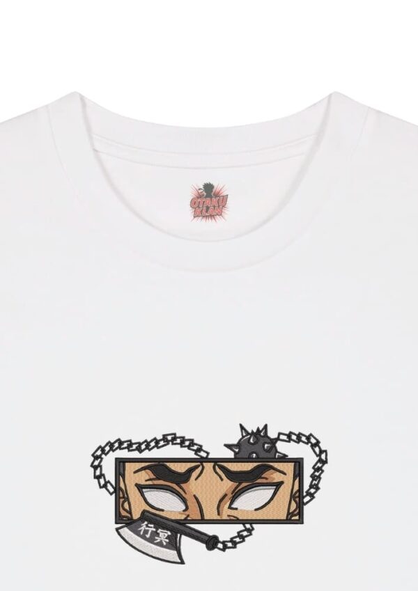 Camiseta Blanca Detalle Gyomei Eyes - Gyomei Himejima Gyomei Eyes - Gyomei Himejima