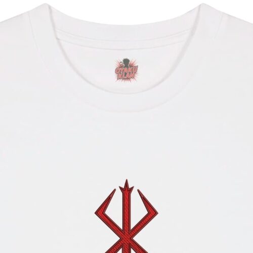 Camiseta Blanca Detalle Logo Berserk Logo Berserk
