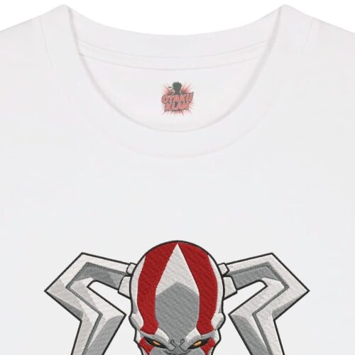 Camiseta Blanca Detalle Máscara del Vacío - Ichigo Kurosaki Máscara del Vacío - Ichigo Kurosaki