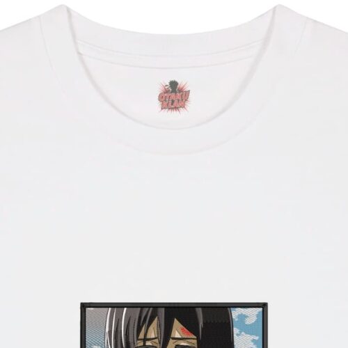 Camiseta Blanca Detalle Mikasa Mirada Triste - Mikasa Ackerman Mikasa Mirada Triste - Mikasa Ackerman