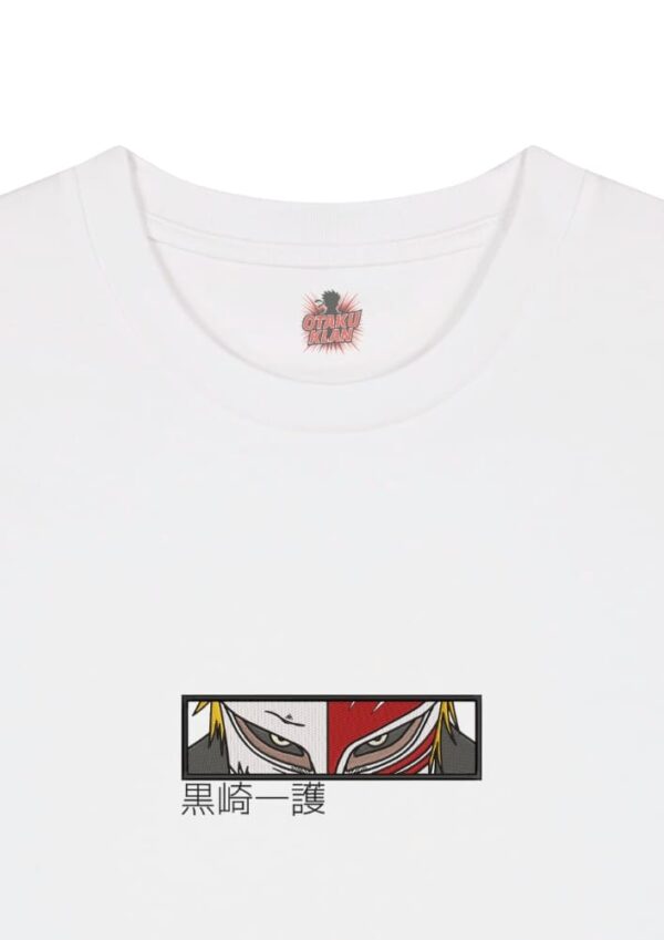 Camiseta Blanca Detalle Mirada Hollow - Ichigo Kurosaki Mirada Hollow - Ichigo Kurosaki