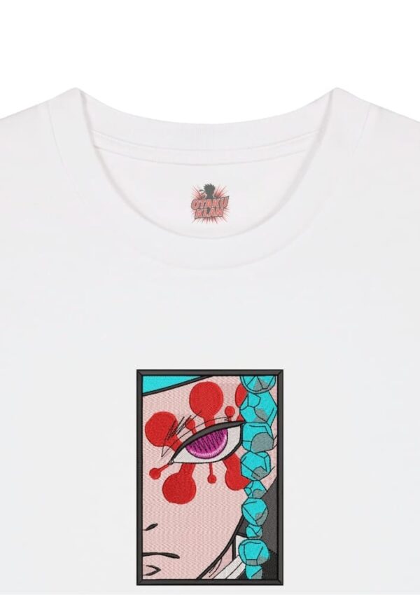 Camiseta Blanca Detalle Ritmo Explosivo - Tengen Uzui Ritmo Explosivo - Tengen Uzui