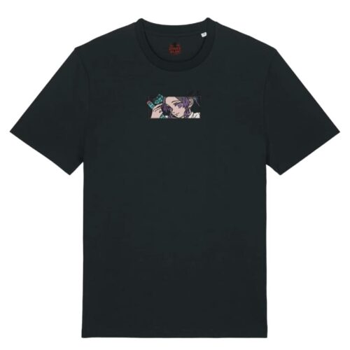 Camiseta Negra Delantera Danza de la Mariposa - Shinobu Kocho Danza de la Mariposa - Shinobu Kocho