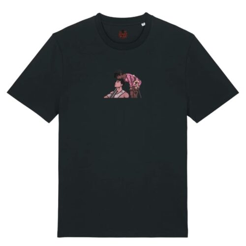 Camiseta Negra Delantera Descanso entre Cicatrices - Guts & Casca Descanso entre Cicatrices - Guts & Casca