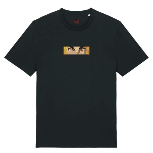 Camiseta Negra Delantera Llamas del Valor - Kyojuro Rengoku Llamas del Valor - Kyojuro Rengoku