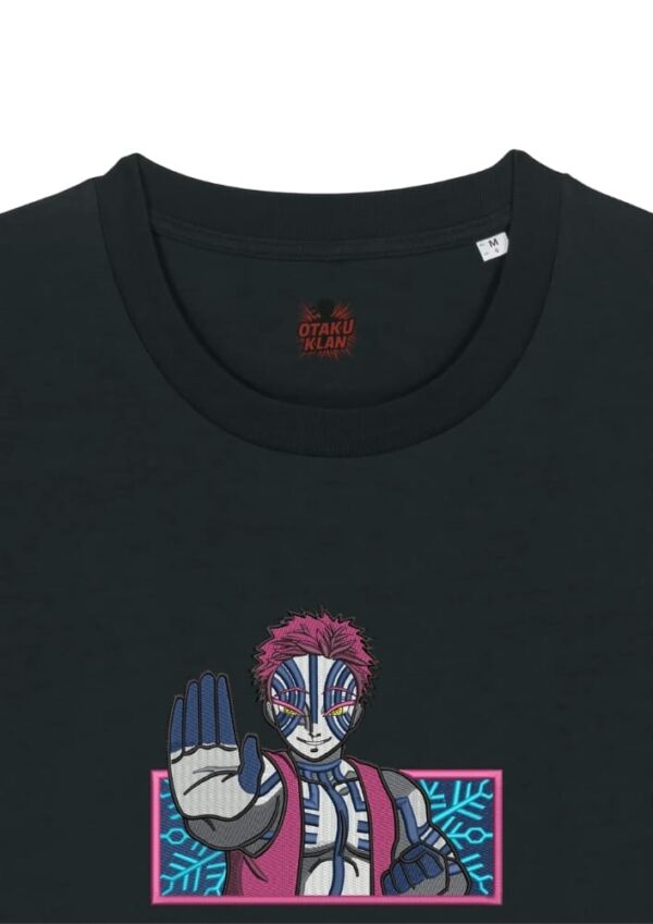 Camiseta Negra Detalle Frialdad Akaza - Akaza Frialdad Akaza - Akaza