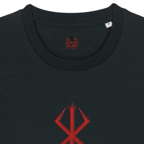 Camiseta Negra Detalle Logo Berserk Logo Berserk