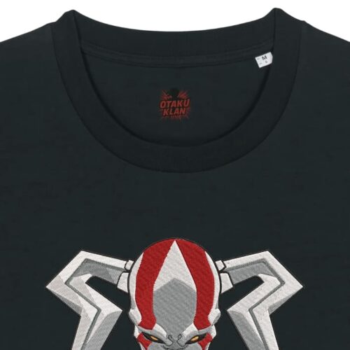 Camiseta Negra Detalle Máscara del Vacío - Ichigo Kurosaki Máscara del Vacío - Ichigo Kurosaki