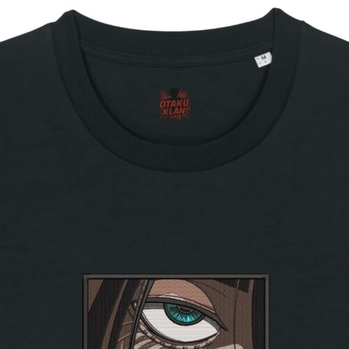 Camiseta Negra Detalle Ojo del Titán - Eren Yeager Ojo del Titán - Eren Yeager