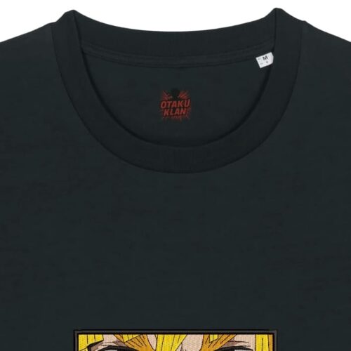 Camiseta Negra Detalle Zenitsu Eyes - Zenitsu Agatsuma Zenitsu Eyes - Zenitsu Agatsuma