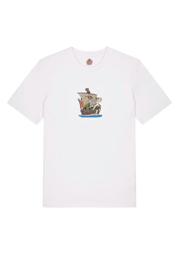 Camiseta Blanca Delantera Barco One Piece Barco One Piece