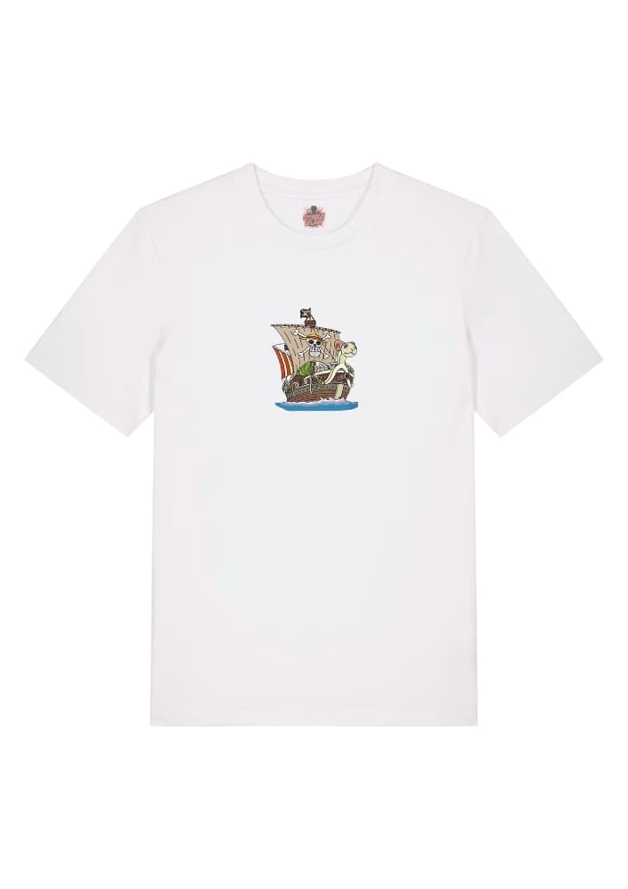 Camiseta Blanca Delantera Barco One Piece Barco One Piece