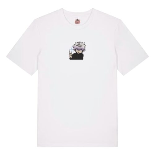 Camiseta Blanca Delantera Chispa Asesina - Killua Zoldyck Chispa Asesina - Killua Zoldyck