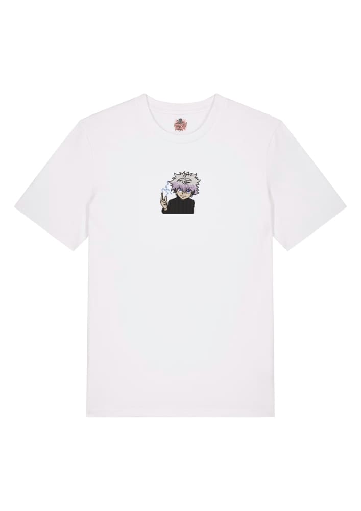 Camiseta Blanca Delantera Chispa Asesina - Killua Zoldyck Chispa Asesina - Killua Zoldyck