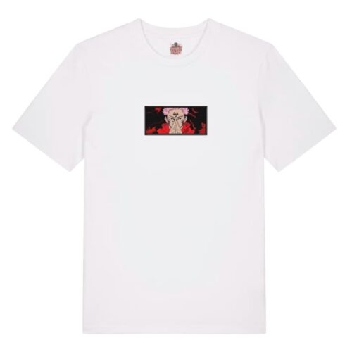 Camiseta Blanca Delantera Conjuro Maldito - Ryomen Sukuna Conjuro Maldito - Ryomen Sukuna