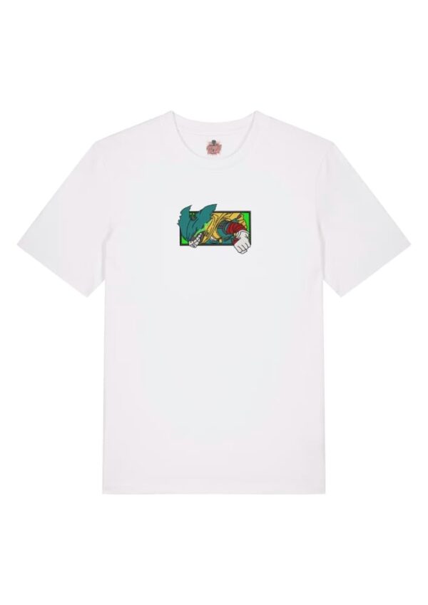 Camiseta Blanca Delantera Deku Puño de Poder - Izuku Midoriya (Deku) Deku Puño de Poder - Izuku Midoriya (Deku)