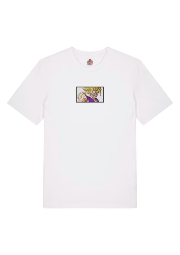 Camiseta Blanca Delantera Despertar Saiyan - Gohan Despertar Saiyan - Gohan