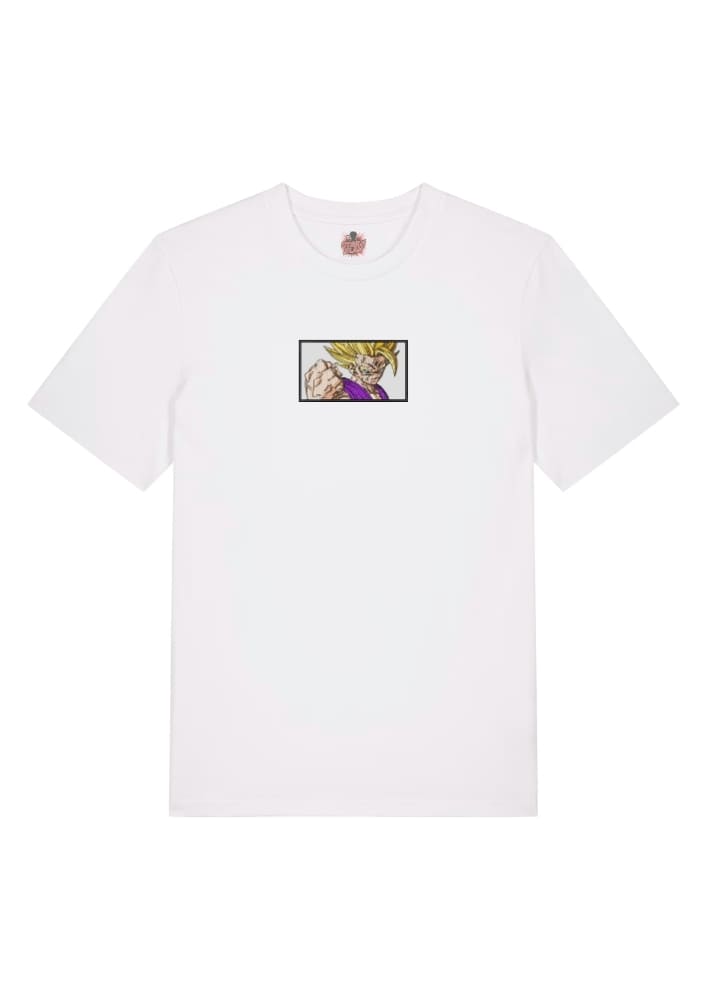 Camiseta Blanca Delantera Despertar Saiyan - Gohan Despertar Saiyan - Gohan