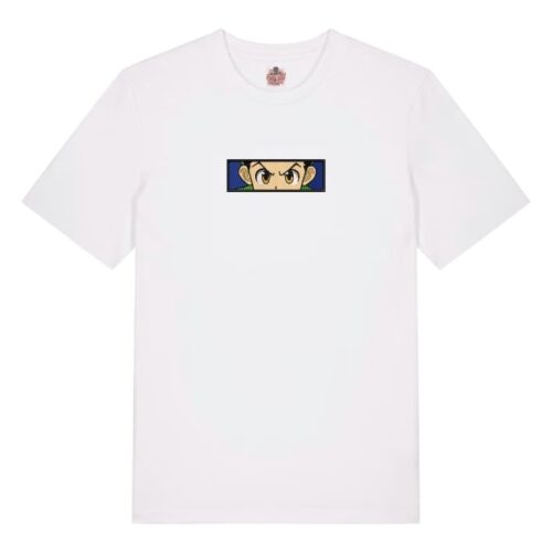 Camiseta Blanca Delantera Determinación Inocente - Gon Freecss Determinación Inocente - Gon Freecss