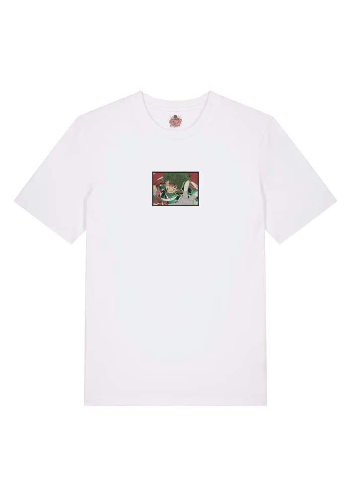 Camiseta Blanca Delantera Determinación Verde - Izuku Midoriya (Deku) Determinación Verde - Izuku Midoriya (Deku)