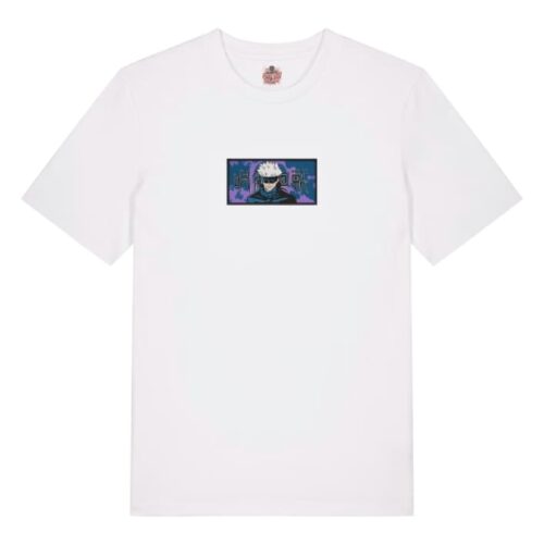 Camiseta Blanca Delantera Dominio Ilimitado - Satoru Gojo Dominio Ilimitado - Satoru Gojo