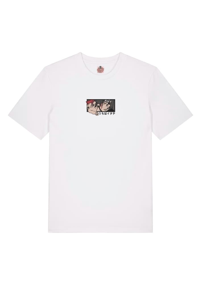 Camiseta Blanca Delantera El Peso del Clan - Itachi Uchiha El Peso del Clan - Itachi Uchiha