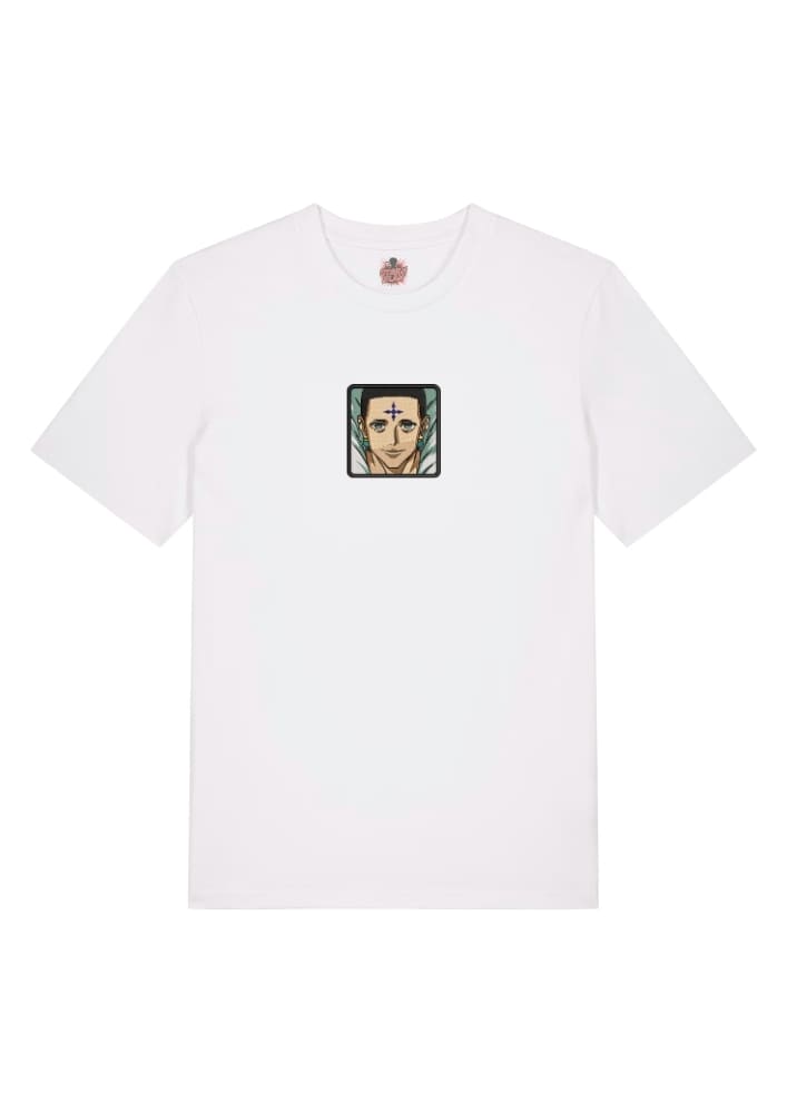 Camiseta Blanca Delantera El Profeta del Caos - Chrollo Lucifer El Profeta del Caos - Chrollo Lucifer