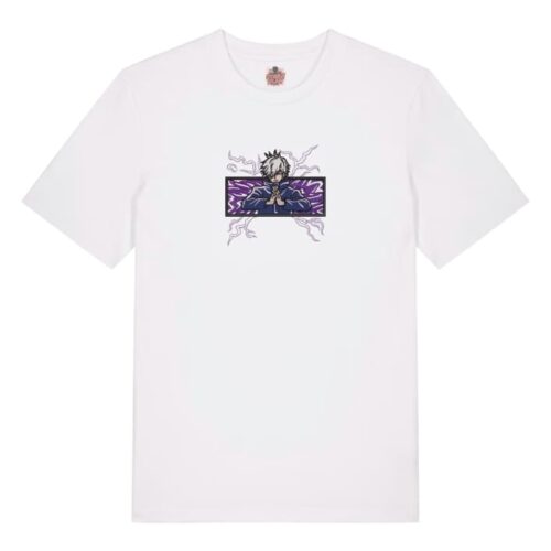 Camiseta Blanca Delantera Electricidad Satoru - Satoru Gojo Electricidad Satoru - Satoru Gojo