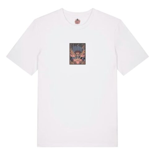 Camiseta Blanca Delantera Espíritu del Bosque - Hashirama Senju Espíritu del Bosque - Hashirama Senju
