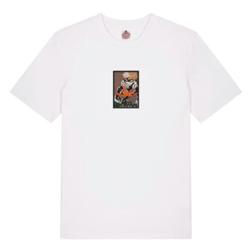 Camiseta Blanca Delantera Explosión Charge - Katsuki Bakugou Explosión Charge - Katsuki Bakugou