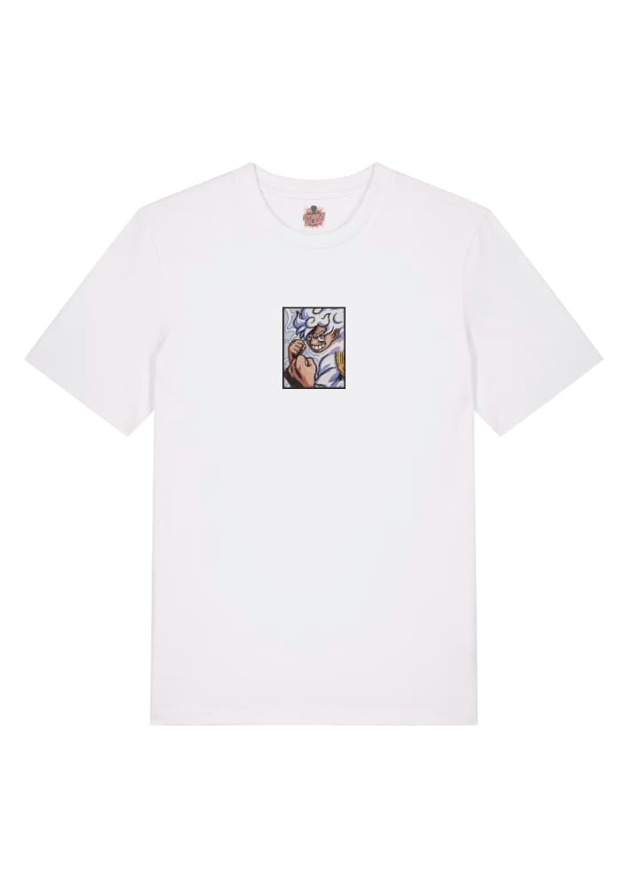 Camiseta Blanca Delantera Gear 5 - Monkey D. Luffy Gear 5 - Monkey D. Luffy