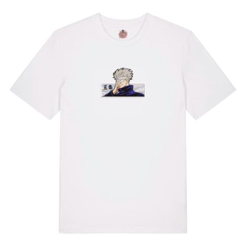 Camiseta Blanca Delantera Gojo Infinity - Satoru Gojo Gojo Infinity - Satoru Gojo