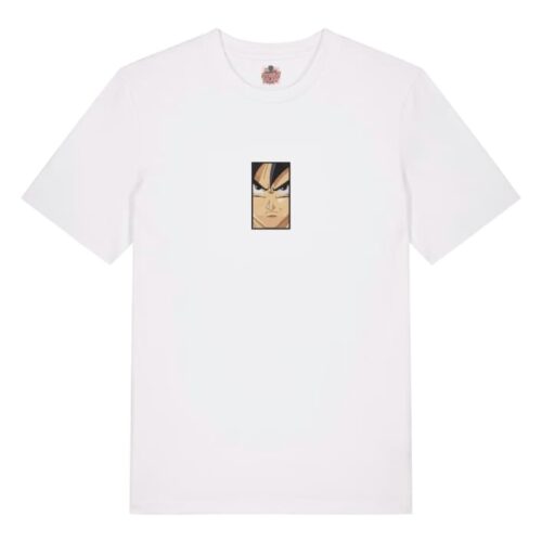 Camiseta Blanca Delantera Goku Vertical - Goku Goku Vertical - Goku