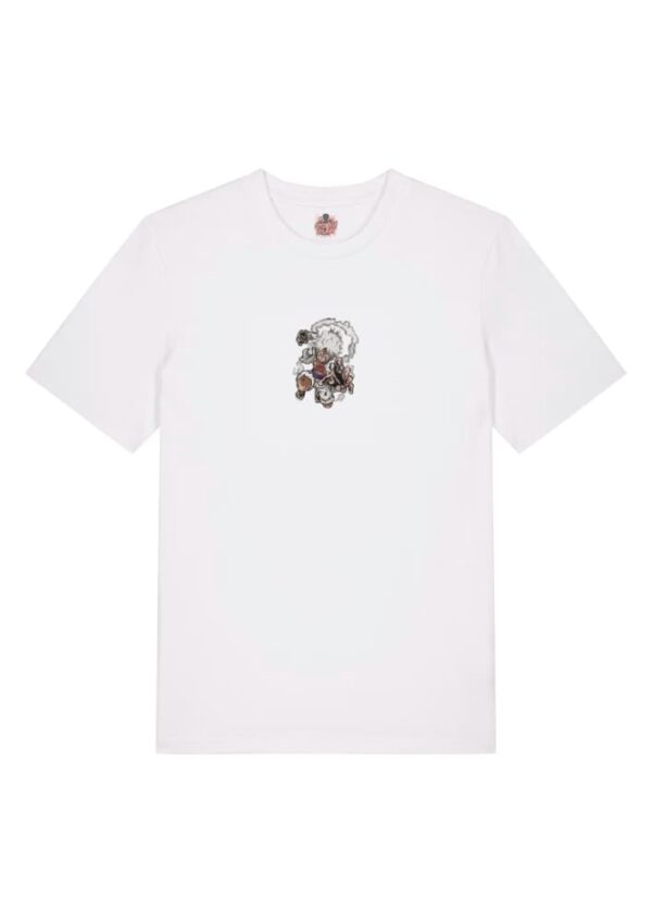 Camiseta Blanca Delantera Golpe Gear 5 - Monkey D. Luffy Golpe Gear 5 - Monkey D. Luffy