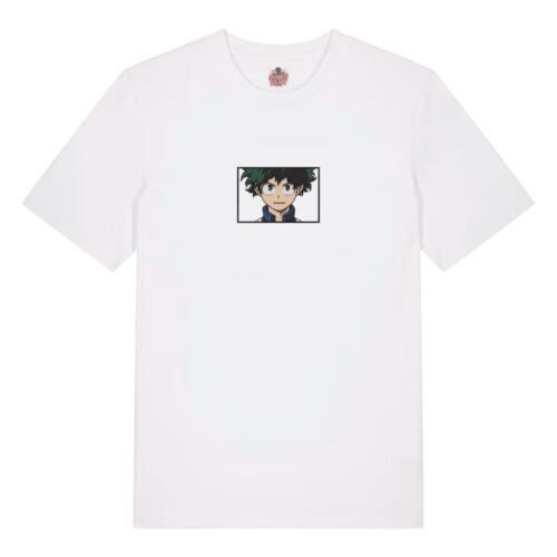 Camiseta Blanca Delantera Hero - Izuku Midoriya (Deku) Hero - Izuku Midoriya (Deku)
