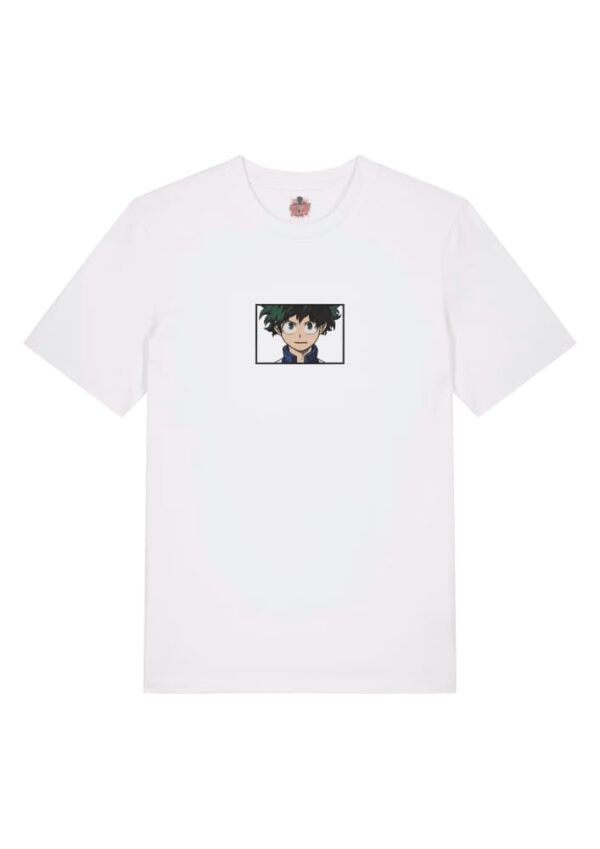 Camiseta Blanca Delantera Hero - Izuku Midoriya (Deku) Hero - Izuku Midoriya (Deku)
