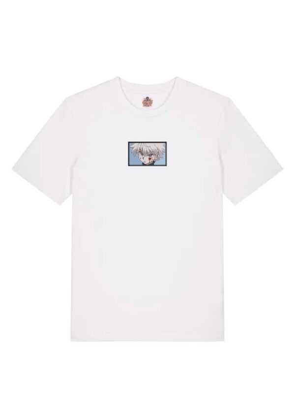 Camiseta Blanca Delantera Instinto Asesino - Killua Zoldyck Instinto Asesino - Killua Zoldyck