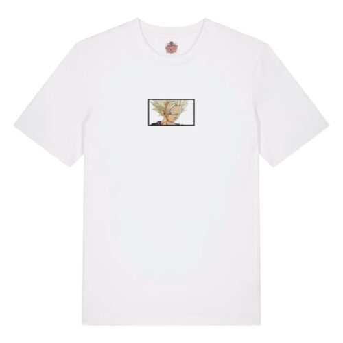 Camiseta Blanca Delantera Ira Saiyan - Gohan Ira Saiyan - Gohan