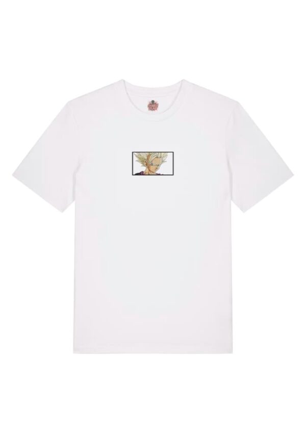 Camiseta Blanca Delantera Ira Saiyan - Gohan Ira Saiyan - Gohan