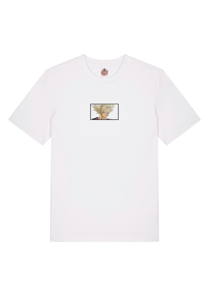 Camiseta Blanca Delantera Ira Saiyan - Gohan Ira Saiyan - Gohan