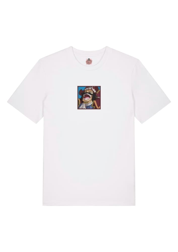 Camiseta Blanca Delantera Legado del One Piece - Gol D. Roger Legado del One Piece - Gol D. Roger